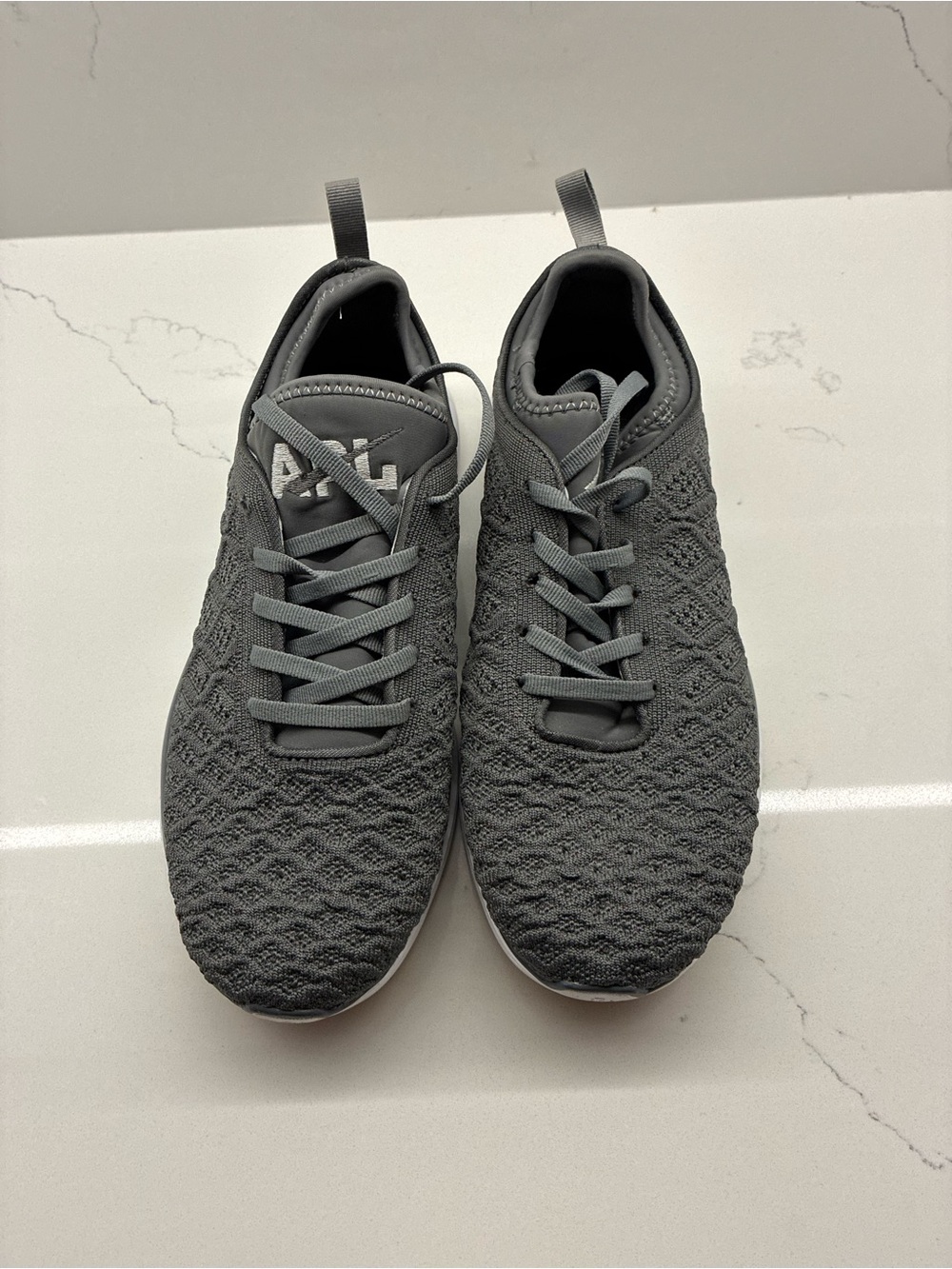 APL Women's Knit Lace-Up Sneakers - Gray